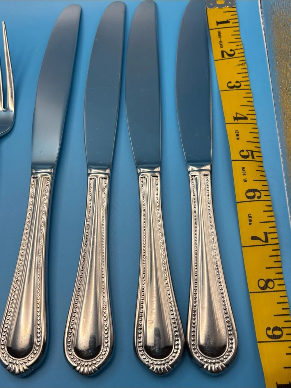 Mikasa REGENT BEAD Stainless 18/10 Replacement Pieces, 9 Pieces, USED
